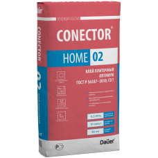 CONECTOR® HOME 02 Клей Оптимум C0 Т, ГОСТ Р 56387–2018
